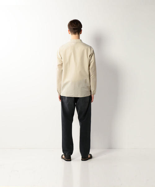 Steven Alan（スティーブンアラン）の「＜Steven Alan＞ C/N STRIPE COVERALL/カバーオール（カバーオール・メンズ・ブラック/ナチュラル・X-LARGE/SMALL/MEDIUM/LARGE）」の6枚目の写真