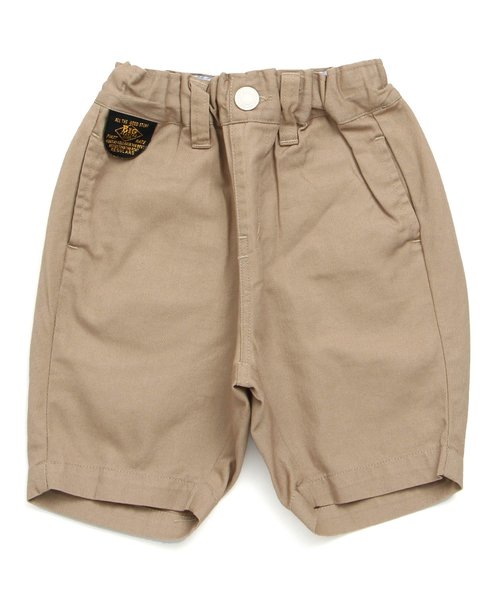 F.O.KIDS(エフオーキッズ)の「きれいめワイド半パンツ(その他パンツ・キッズ・ブラック/カーキ/ベージュ・100/90/95/80/130/140/110/120)」の2枚目の写真