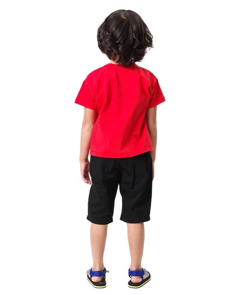 F.O.KIDS(エフオーキッズ)の「きれいめワイド半パンツ(その他パンツ・キッズ・ブラック/カーキ/ベージュ・100/90/95/80/130/140/110/120)」の5枚目の写真