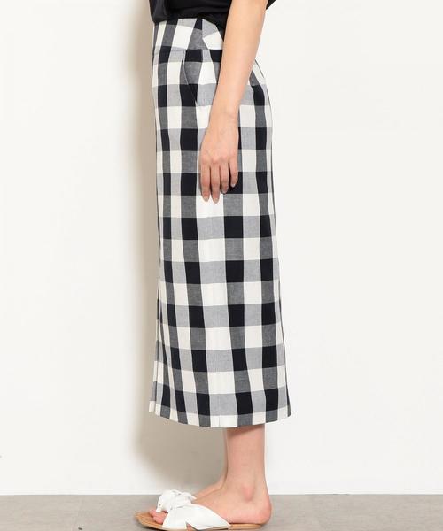 ※お値下げ【美品】green label relaxing 黒 タイトスカート UNITED ARROWS green label relaxing｜カット ジャカード タイト
