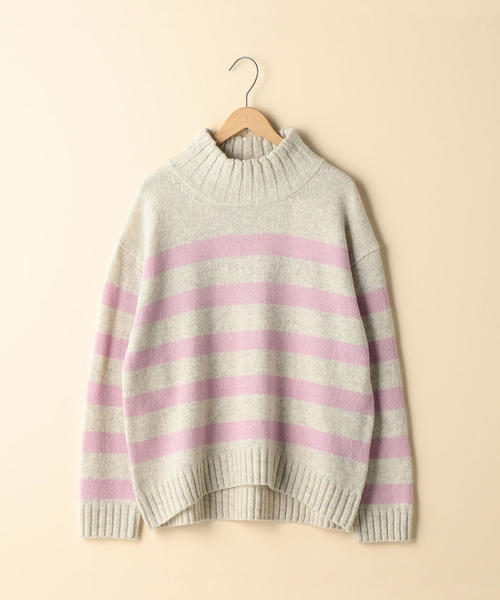 coen（コーエン）の「【新色追加・手洗いできる】ラムウールオフタートルネックニットⅡ（ニット/セーター・レディース・ホワイト/グレー/ライトパープル/イエロー/ライトグレー/ブラウン・FREE）」の7枚目の写真