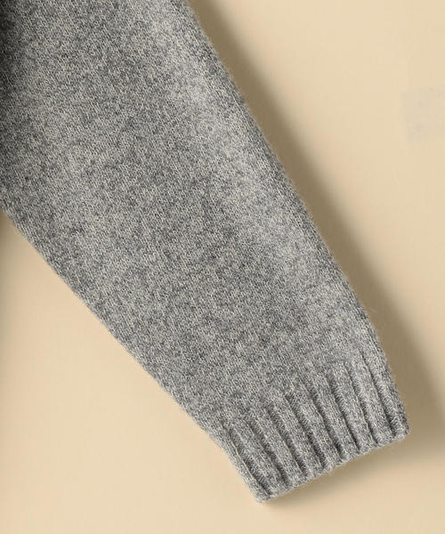 coen（コーエン）の「【新色追加・手洗いできる】ラムウールオフタートルネックニットⅡ（ニット/セーター・レディース・ホワイト/グレー/ライトパープル/イエロー/ライトグレー/ブラウン・FREE）」の19枚目の写真