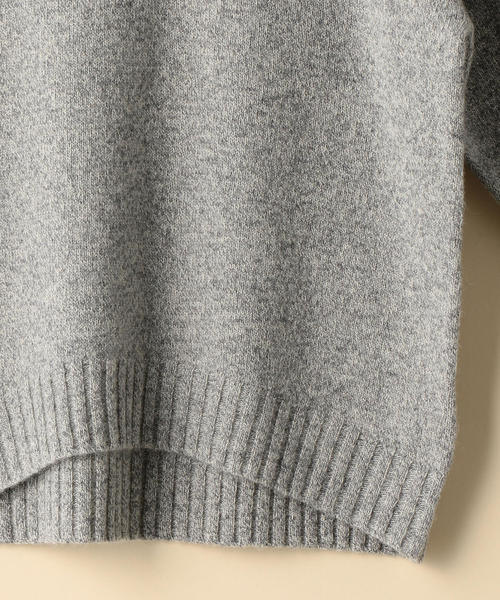 coen（コーエン）の「【新色追加・手洗いできる】ラムウールオフタートルネックニットⅡ（ニット/セーター・レディース・ホワイト/グレー/ライトパープル/イエロー/ライトグレー/ブラウン・FREE）」の20枚目の写真