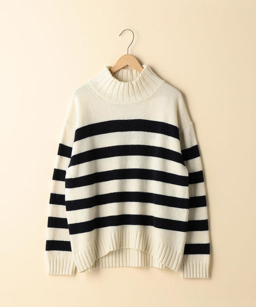 coen（コーエン）の「【新色追加・手洗いできる】ラムウールオフタートルネックニットⅡ（ニット/セーター・レディース・ホワイト/グレー/ライトパープル/イエロー/ライトグレー/ブラウン・FREE）」の13枚目の写真