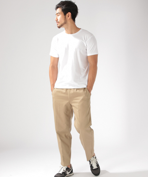 HANES(ヘインズ)の「【Hanes(へインズ)】2PパックTシャツ(Tシャツ/カットソー・メンズ・ホワイト・MEDIUM/LARGE)」の3枚目の写真
