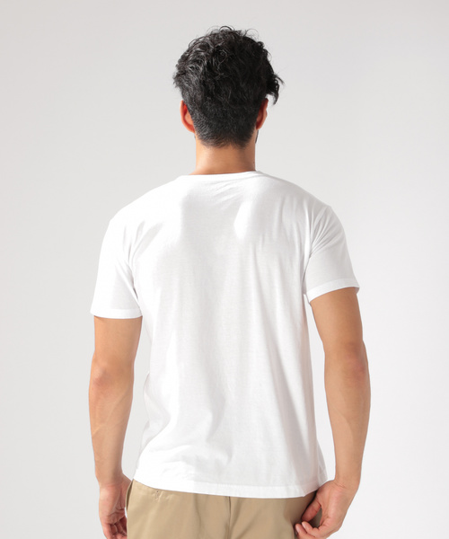 HANES(ヘインズ)の「【Hanes(へインズ)】2PパックTシャツ(Tシャツ/カットソー・メンズ・ホワイト・MEDIUM/LARGE)」の4枚目の写真
