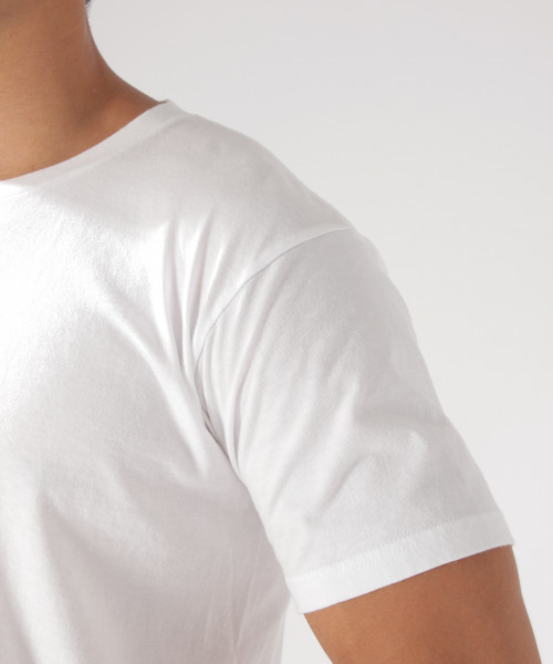HANES(ヘインズ)の「【Hanes(へインズ)】2PパックTシャツ(Tシャツ/カットソー・メンズ・ホワイト・MEDIUM/LARGE)」の9枚目の写真