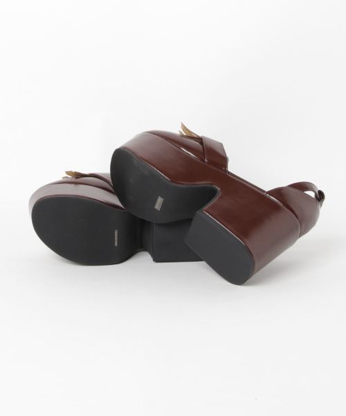 WEGO（ウィゴー）の「WEGO/ビット付きセパレートシューズ（パンプス・レディース・ブラック/ブラウン・MEDIUM/LARGE）」の4枚目の写真