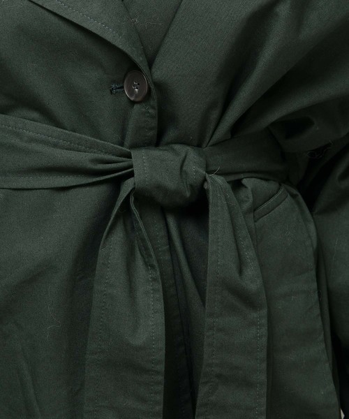 DouDou(ドゥドゥ)の「ドルマントレンチコート(その他アウター・レディース・ベージュ/グリーン・FREE)」の19枚目の写真