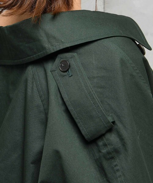 DouDou(ドゥドゥ)の「ドルマントレンチコート(その他アウター・レディース・ベージュ/グリーン・FREE)」の17枚目の写真
