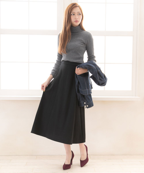 夢展望（ユメテンボウ）の「選べる裏毛ウエストゴムスウェットフレア＆タイトスカート（スカート・レディース・ブラック系その他/グレー系その他/ブラウン系その他/グリーン系その他/ブルー系その他/レッド系その他/ブラック系その他2/グレー系その他2/ブラウン系その他2/グリーン系その他2/ブルー系その他2/レッド系その他2・MEDIUM/LARGE）」の20枚目の写真