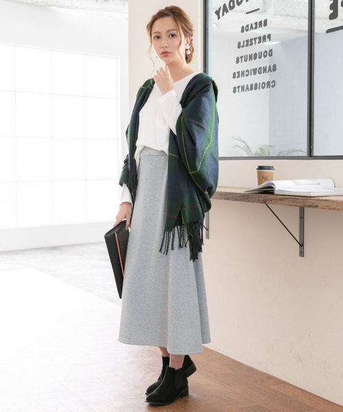 夢展望（ユメテンボウ）の「選べる裏毛ウエストゴムスウェットフレア＆タイトスカート（スカート・レディース・ブラック系その他/グレー系その他/ブラウン系その他/グリーン系その他/ブルー系その他/レッド系その他/ブラック系その他2/グレー系その他2/ブラウン系その他2/グリーン系その他2/ブルー系その他2/レッド系その他2・MEDIUM/LARGE）」の21枚目の写真