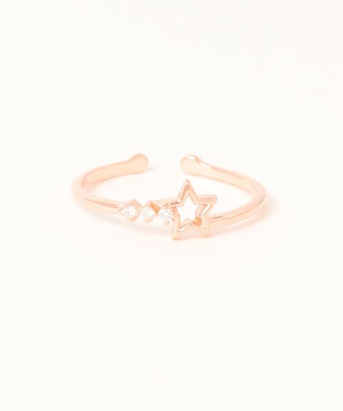 おしゃれスタ（オシャレスタ）の「【OSHARESTA★TOKYO】925シルバーリングコレクション　華奢デザインリング（リング・レディース・ピンク/シルバー/ゴールド/ピンク系その他/シルバー系その他/ゴールド系その他/A/B/C/D/E/F/G/H/I/J/K/L/M/N/O/P/Q/R/S/T/U/V/W/X/Y/Z/シルバー系その他2/シルバー系その他3/シルバー系その他4/シルバー系その他5/ピンク系その他2/ピンク系その他3/ピンク系その他4/ピンク系その他5/ゴールド系その他2/シルバー系その他6/シルバー系その他7/ピンク系その他6・FREE）」の4枚目の写真