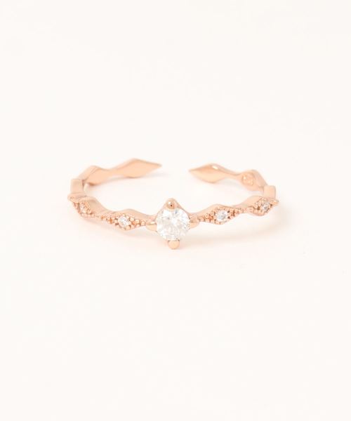 おしゃれスタ（オシャレスタ）の「【OSHARESTA★TOKYO】925シルバーリングコレクション　華奢デザインリング（リング・レディース・ピンク/シルバー/ゴールド/ピンク系その他/シルバー系その他/ゴールド系その他/A/B/C/D/E/F/G/H/I/J/K/L/M/N/O/P/Q/R/S/T/U/V/W/X/Y/Z/シルバー系その他2/シルバー系その他3/シルバー系その他4/シルバー系その他5/ピンク系その他2/ピンク系その他3/ピンク系その他4/ピンク系その他5/ゴールド系その他2/シルバー系その他6/シルバー系その他7/ピンク系その他6・FREE）」の6枚目の写真