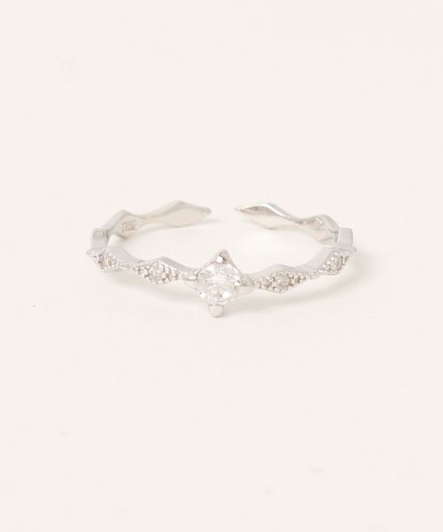 おしゃれスタ（オシャレスタ）の「【OSHARESTA★TOKYO】925シルバーリングコレクション　華奢デザインリング（リング・レディース・ピンク/シルバー/ゴールド/ピンク系その他/シルバー系その他/ゴールド系その他/A/B/C/D/E/F/G/H/I/J/K/L/M/N/O/P/Q/R/S/T/U/V/W/X/Y/Z/シルバー系その他2/シルバー系その他3/シルバー系その他4/シルバー系その他5/ピンク系その他2/ピンク系その他3/ピンク系その他4/ピンク系その他5/ゴールド系その他2/シルバー系その他6/シルバー系その他7/ピンク系その他6・FREE）」の12枚目の写真