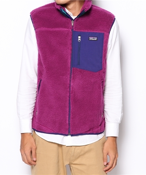 BEAMS（ビームス）の「□Patagonia / Classic Retro-X Vest（ベスト・メンズ・マスタード/パープル・SMALL/MEDIUM/X-SMALL）」の2枚目の写真