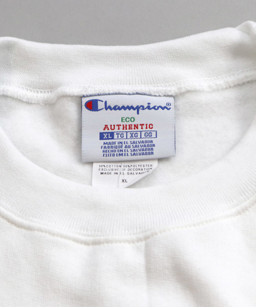 Champion(チャンピオン)の「Champion/チャンピオン オーバーサイズプルオーバークルーネックスウェット(スウェット・メンズ・ホワイト/ブラック/グレー/レッド/ブルー/グリーン/ワイン/ネイビー/パープル/チャコールグレー・M/L/XL)」の17枚目の写真