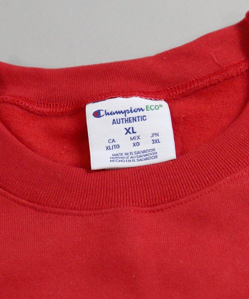 Champion(チャンピオン)の「Champion/チャンピオン オーバーサイズプルオーバークルーネックスウェット(スウェット・メンズ・ホワイト/ブラック/グレー/レッド/ブルー/グリーン/ワイン/ネイビー/パープル/チャコールグレー・M/L/XL)」の14枚目の写真