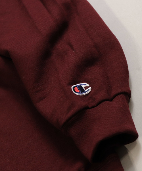 Champion(チャンピオン)の「Champion/チャンピオン オーバーサイズプルオーバークルーネックスウェット(スウェット・メンズ・ホワイト/ブラック/グレー/レッド/ブルー/グリーン/ワイン/ネイビー/パープル/チャコールグレー・M/L/XL)」の16枚目の写真