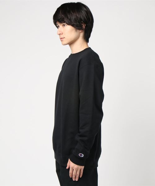 Champion(チャンピオン)の「Champion/チャンピオン オーバーサイズプルオーバークルーネックスウェット(スウェット・メンズ・ホワイト/ブラック/グレー/レッド/ブルー/グリーン/ワイン/ネイビー/パープル/チャコールグレー・M/L/XL)」の11枚目の写真