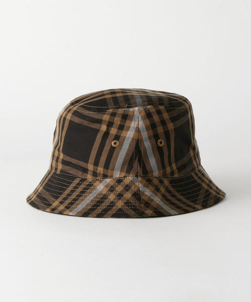 MONKEY TIME（モンキータイム）の「＜monkey time＞ CHECK BUCKET HAT/バケットハット（ハット・メンズ・ダークブラウン/ベージュ・FREE）」の3枚目の写真