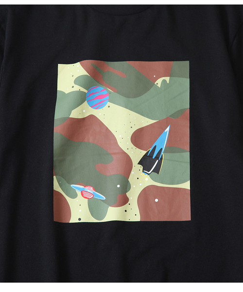 BILLIONAIRE BOYS CLUB(ビリオネア・ボーイズ・クラブ)の「BILLIONAIRE BOYS CLUB SPACE CAMO TILE T-SHIRT 17HOLIDAY(Tシャツ/カットソー・メンズ・ホワイト/ブラック/ブラウン系その他・LARGE/SMALL/MEDIUM)」の4枚目の写真