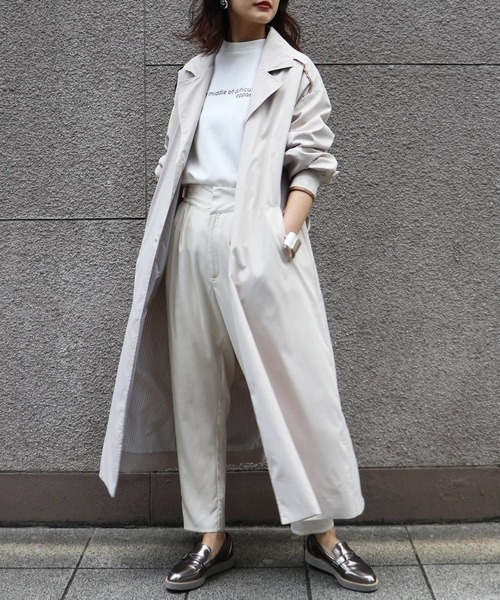 &g'aime（アンジェム）の「【&g'aime】サイドベルトテーパードパンツ（その他パンツ・レディース・ブラック/アイボリー/ダークブルー・FREE）」の19枚目の写真