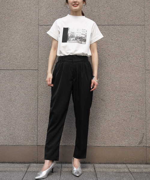 &g'aime（アンジェム）の「【&g'aime】サイドベルトテーパードパンツ（その他パンツ・レディース・ブラック/アイボリー/ダークブルー・FREE）」の21枚目の写真