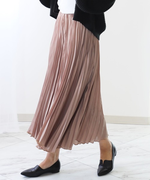 classicalelf（クラシカルエルフ）の「プリーツワイドガウチョパンツ（その他パンツ・レディース・ホワイト/ブラック/カーキ/モカ/その他1・MEDIUM/LARGE/X-LARGE）」の3枚目の写真
