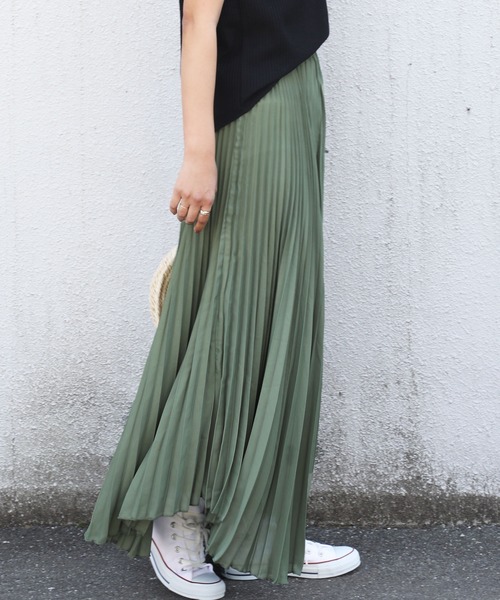 classicalelf（クラシカルエルフ）の「プリーツワイドガウチョパンツ（その他パンツ・レディース・ホワイト/ブラック/カーキ/モカ/その他1・MEDIUM/LARGE/X-LARGE）」の16枚目の写真