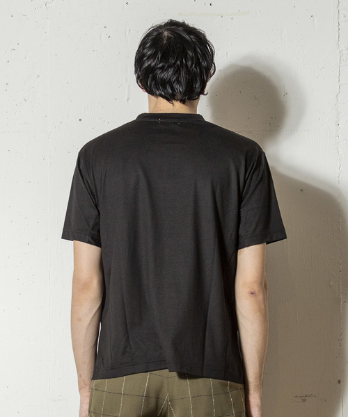 FACTOTUM（ファクトタム）の「【FACTOTUM】モダール天竺サファイアクールTシャツ（Tシャツ/カットソー・メンズ・ホワイト/ブラック/サックスブルー・44/46/48）」の8枚目の写真