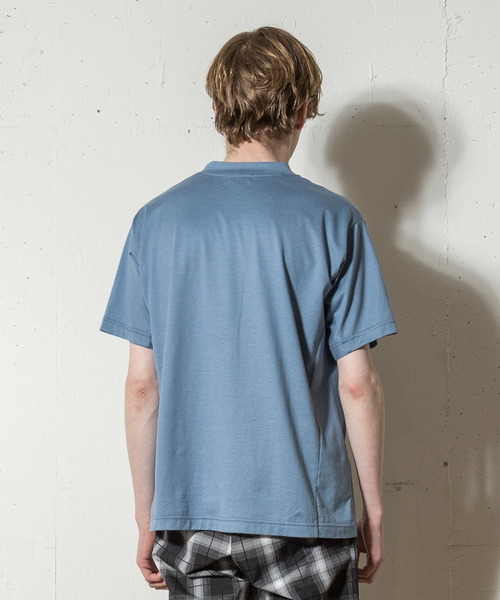 FACTOTUM（ファクトタム）の「【FACTOTUM】モダール天竺サファイアクールTシャツ（Tシャツ/カットソー・メンズ・ホワイト/ブラック/サックスブルー・44/46/48）」の5枚目の写真