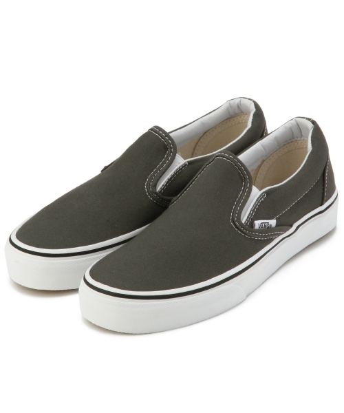 VANS（バンズ）の「VANS CLASSICS SLIP-ON / ヴァンズ / バンズ / クラシック / スリッポン（スリッポン・レディース・ホワイト/グレー/ネイビー/ブラック・6h/6/4h/5h/5）」の4枚目の写真