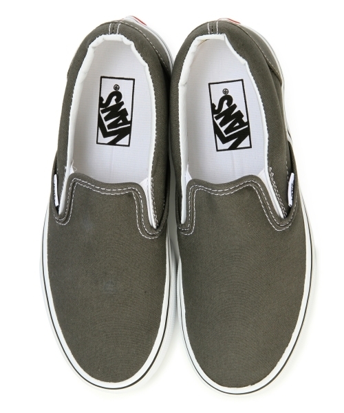 VANS（バンズ）の「VANS CLASSICS SLIP-ON / ヴァンズ / バンズ / クラシック / スリッポン（スリッポン・レディース・ホワイト/グレー/ネイビー/ブラック・6h/6/4h/5h/5）」の6枚目の写真