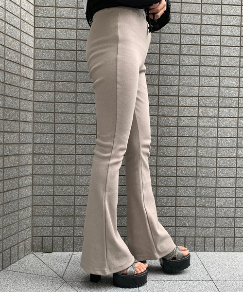 ENVYM（アンビー）の「リブレギンス（その他パンツ・レディース・ブラック/ベージュ・FREE）」の6枚目の写真