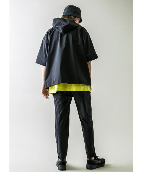 MONKEY TIME（モンキータイム）の「＜monkey time＞ ST TWILL HOOD SHIRT SS/シャツ（シャツ/ブラウス・メンズ・ブラック・S/M/L/XL）」の7枚目の写真