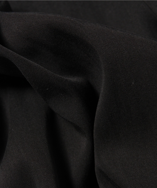 CROON A SONG（クルーンアソング）の「テンセルシャンブレータックテーパードパンツ（その他パンツ・レディース・ブラック・40/38/36）」の2枚目の写真