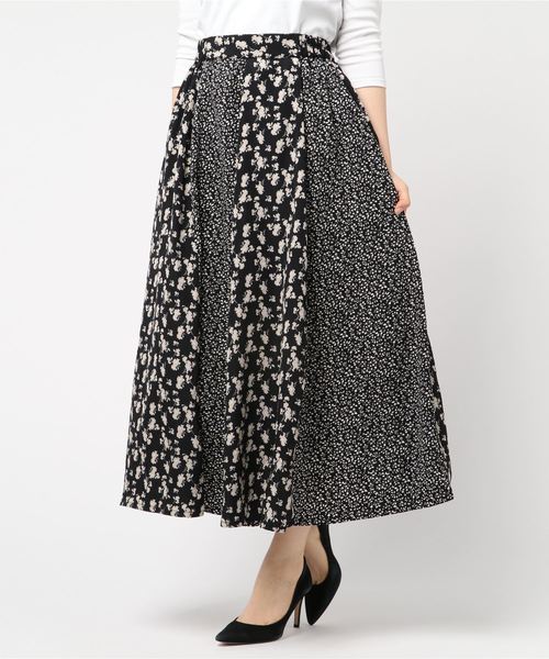 reca（レカ）の「【zozotown限定】花柄パッチワークスカート（スカート