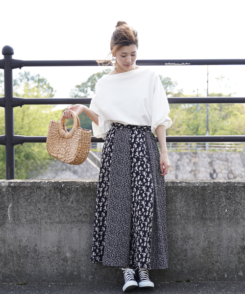 reca(レカ)の「【zozotown限定】花柄パッチワークスカート(スカート reca(レカ)の「【zozotown限定】花柄パッチワークスカート(スカート