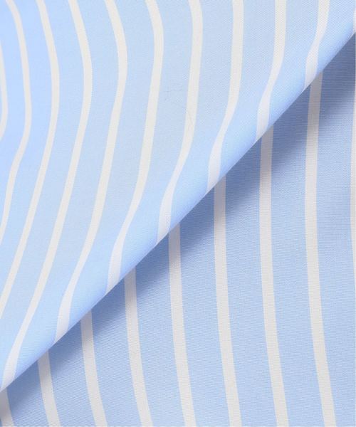 BROOKS BROTHERS（ブルックスブラザーズ）の「Brooks Brothers SPT NI BC STP W LOGO PBD RGT（シャツ/ブラウス・メンズ・ブルー/ネイビー/ホワイト・SMALL/X-SMALL）」の5枚目の写真