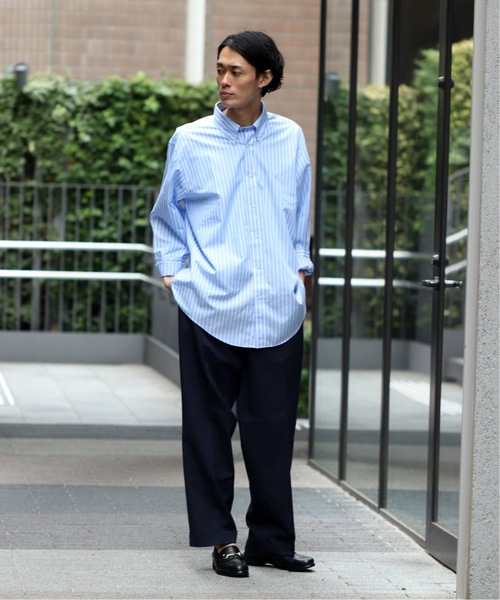 BROOKS BROTHERS（ブルックスブラザーズ）の「Brooks Brothers SPT NI BC STP W LOGO PBD RGT（シャツ/ブラウス・メンズ・ブルー/ネイビー/ホワイト・SMALL/X-SMALL）」の22枚目の写真