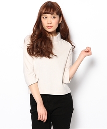 BEAMS LIGHTS Women's | BEAMS LIGHTS / ハイネックポンチ プルオーバー(Tシャツ/カットソー)