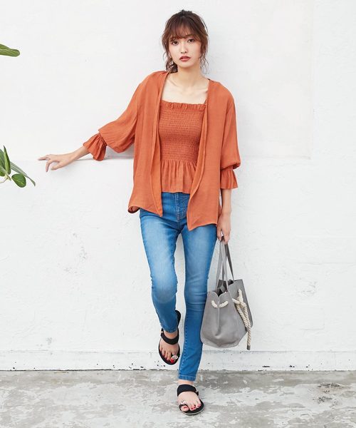 KOBE LETTUCE（コウベレタス）の「ポーチ付きロープベルトトートバッグ（ハンドバッグ・レディース・ブラック/グレー/ブルー/ブラウン系その他・FREE）」の6枚目の写真