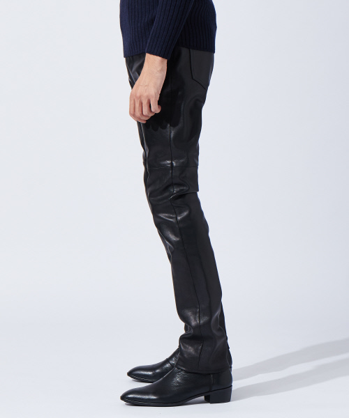 5351 Pour Les Hommes レザーブーツカットパンツ　レア 5351 POUR LES HOMMES（ゴーサンゴーイチプールオム）の