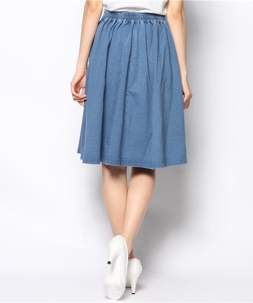 WEGO（ウィゴー）の「WEGO/カットデニムミディ丈スカート（デニムスカート・レディース・インディゴブルー/ダークインディゴブルー・FREE）」の10枚目の写真