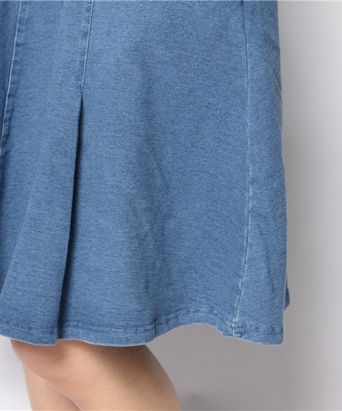 WEGO（ウィゴー）の「WEGO/カットデニムミディ丈スカート（デニムスカート・レディース・インディゴブルー/ダークインディゴブルー・FREE）」の6枚目の写真