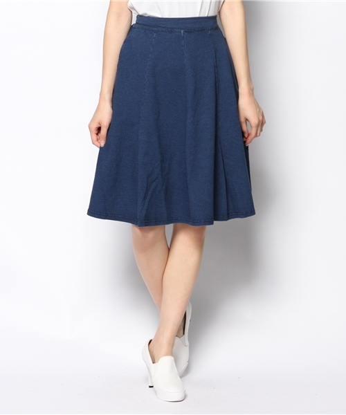 WEGO（ウィゴー）の「WEGO/カットデニムミディ丈スカート（デニムスカート・レディース・インディゴブルー/ダークインディゴブルー・FREE）」の11枚目の写真