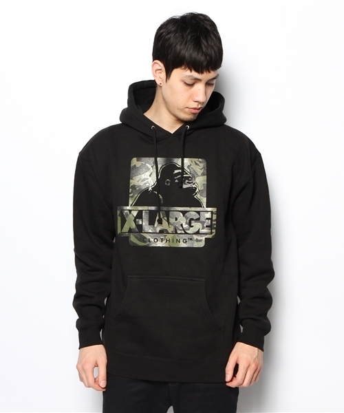 XLARGE(エクストララージ)の「OG CAMO PULLOVER HOODIE(パーカー・メンズ・グレー/ブラック・LARGE/X-LARGE/SMALL/MEDIUM)」の10枚目の写真