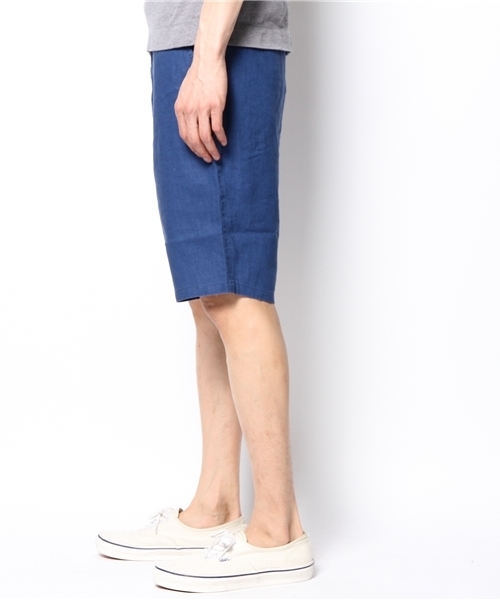 WEGO（ウィゴー）の「WEGO/リネンショーツ（その他パンツ・メンズ・ホワイト/ブルー・LARGE/MEDIUM）」の3枚目の写真