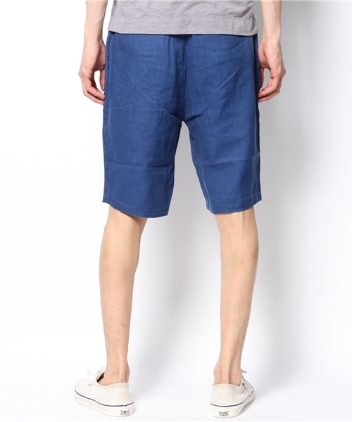WEGO（ウィゴー）の「WEGO/リネンショーツ（その他パンツ・メンズ・ホワイト/ブルー・LARGE/MEDIUM）」の4枚目の写真